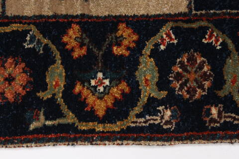 Bakhtiar Multicolor Hand Knotted 31 X 54  Area Rug 250-27714 Image 3