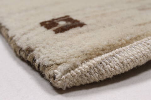 Gabbeh Beige Hand Knotted 211 X 410  Area Rug 250-27715 Image 5