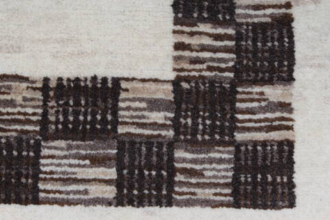 Gabbeh Beige Hand Knotted 211 X 410  Area Rug 250-27715 Image 6