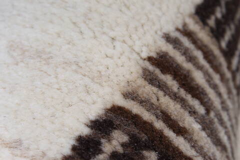 Gabbeh Beige Hand Knotted 211 X 410  Area Rug 250-27715 Image 7