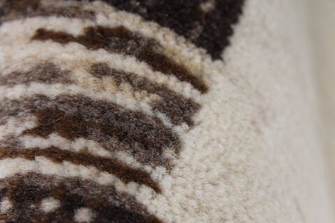 Gabbeh Beige Hand Knotted 211 X 410  Area Rug 250-27715 Image 8