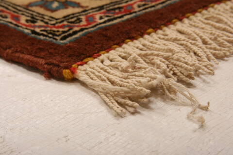 Qum Brown Hand Knotted 48 X 78  Area Rug 100-27720 Image 6