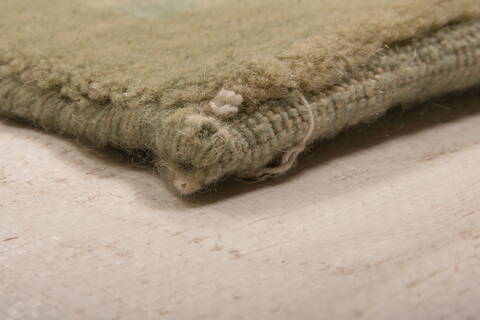Gabbeh Green Hand Knotted 36 X 411  Area Rug 100-27723 Image 5