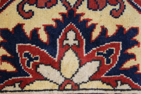 Kazak Yellow Runner Hand Knotted 29 X 1010  Area Rug 250-27738 Image 8