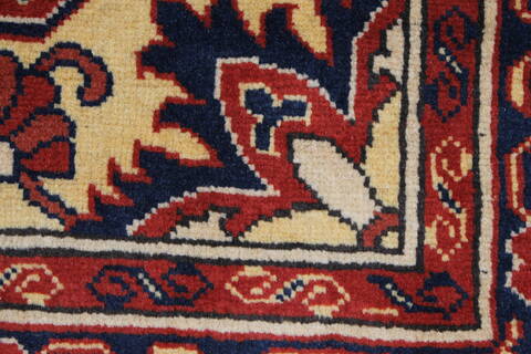Kazak Yellow Runner Hand Knotted 29 X 1010  Area Rug 250-27738 Image 9
