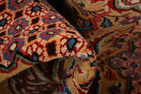 Hamedan Red Hand Knotted 68 X 91  Area Rug 100-27762 Image 1