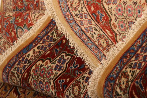 Hamedan Red Hand Knotted 68 X 91  Area Rug 100-27762 Image 3