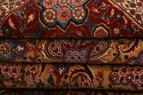 Hamedan Red Hand Knotted 68 X 91  Area Rug 100-27762 Image 4