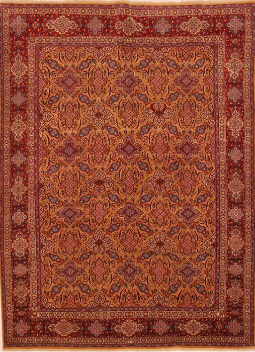 Hamedan Red Hand Knotted 68 X 91  Area Rug 100-27762 Image 0