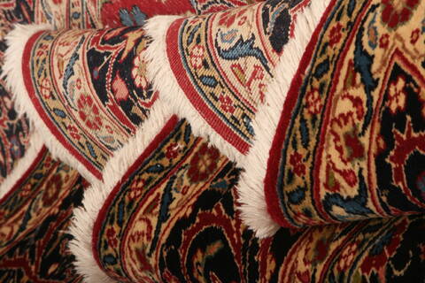 Mashad Red Hand Knotted 69 X 98  Area Rug 100-27763 Image 3