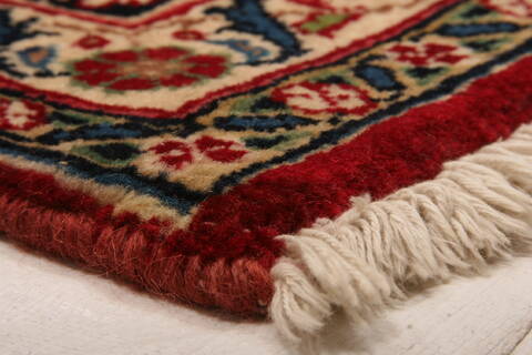Mashad Red Hand Knotted 69 X 98  Area Rug 100-27763 Image 6