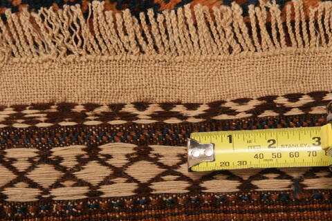 Baluch Orange Runner Hand Knotted 35 X 610  Area Rug 100-27768 Image 3