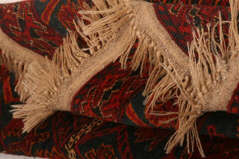 Turkman Red Hand Knotted 39 X 50  Area Rug 100-27770 Image 3