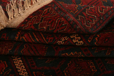 Turkman Red Hand Knotted 39 X 50  Area Rug 100-27770 Image 4