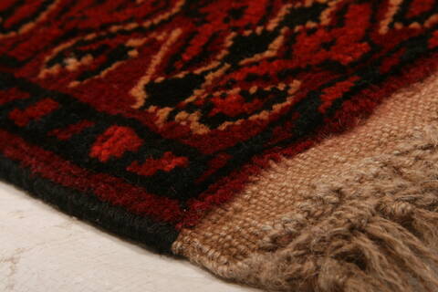 Turkman Red Hand Knotted 39 X 50  Area Rug 100-27770 Image 6