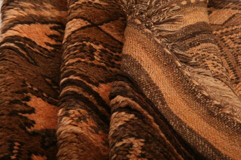 Baluch Brown Hand Knotted 43 X 66  Area Rug 100-27771 Image 2