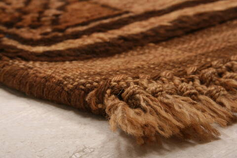 Baluch Brown Hand Knotted 43 X 66  Area Rug 100-27771 Image 5