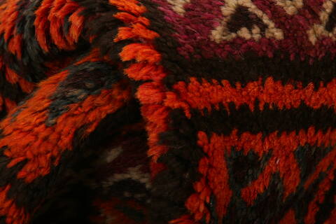 Baluch Orange Hand Knotted 39 X 511  Area Rug 100-27773 Image 1