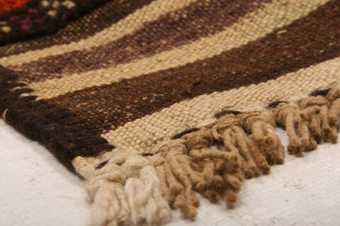 Baluch Orange Hand Knotted 39 X 511  Area Rug 100-27773 Image 7