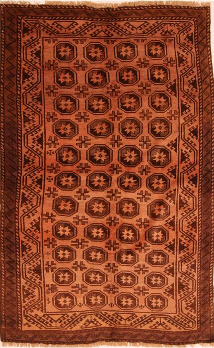 Baluch Beige Hand Knotted 43 X 68  Area Rug 100-27775 Image 0