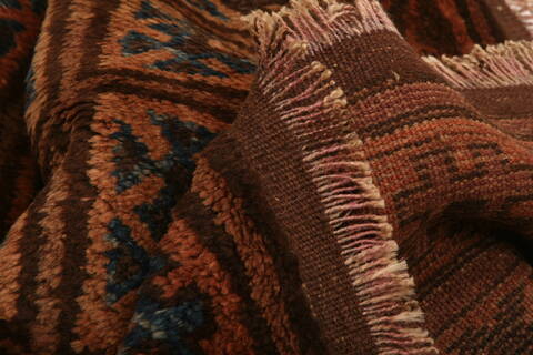 Baluch Brown Hand Knotted 49 X 73  Area Rug 100-27777 Image 2