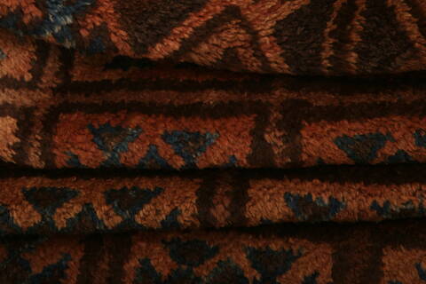 Baluch Brown Hand Knotted 49 X 73  Area Rug 100-27777 Image 3