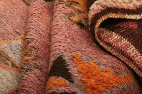 Baluch Purple Hand Knotted 42 X 71  Area Rug 100-27780 Image 2