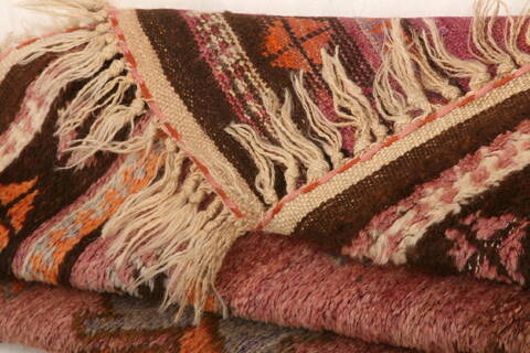 Baluch Purple Hand Knotted 42 X 71  Area Rug 100-27780 Image 3