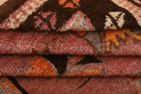 Baluch Purple Hand Knotted 42 X 71  Area Rug 100-27780 Image 4