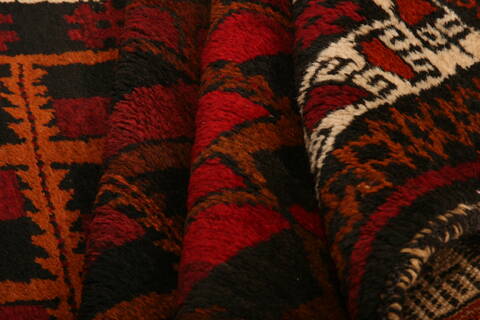 Baluch Red Hand Knotted 38 X 62  Area Rug 100-27781 Image 1
