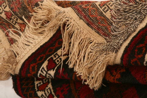 Baluch Red Hand Knotted 38 X 62  Area Rug 100-27781 Image 2