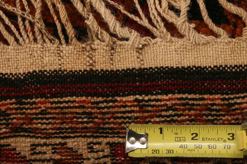 Baluch Red Hand Knotted 38 X 62  Area Rug 100-27781 Image 4