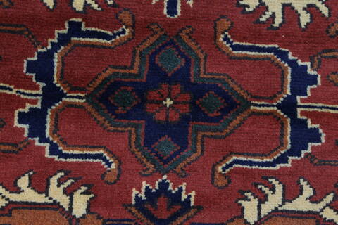 Kazak Red Runner Hand Knotted 31 X 911  Area Rug 250-27788 Image 10