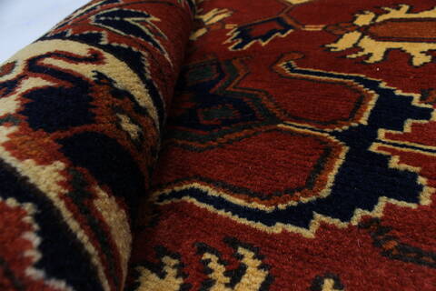 Kazak Red Runner Hand Knotted 31 X 911  Area Rug 250-27788 Image 2