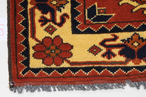 Kazak Red Runner Hand Knotted 31 X 911  Area Rug 250-27788 Image 8
