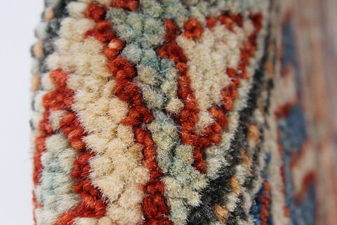 Kazak Red Runner Hand Knotted 26 X 105  Area Rug 250-27799 Image 9