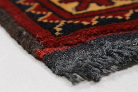 Turkman Beige Runner Hand Knotted 210 X 910  Area Rug 250-27802 Image 5