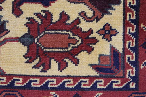 Turkman Brown Runner Hand Knotted 28 X 105  Area Rug 250-27803 Image 7