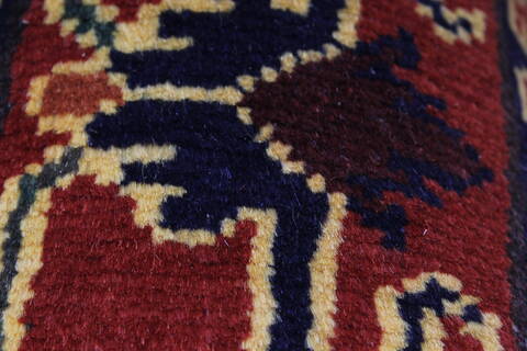 Turkman Brown Runner Hand Knotted 28 X 105  Area Rug 250-27803 Image 8