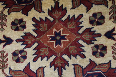 Turkman Brown Runner Hand Knotted 29 X 99  Area Rug 250-27815 Image 4