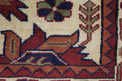 Turkman Brown Runner Hand Knotted 29 X 99  Area Rug 250-27815 Image 7