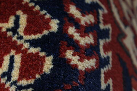 Turkman Yellow Runner Hand Knotted 27 X 97  Area Rug 250-27817 Image 8