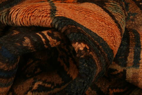 Baluch Orange Hand Knotted 36 X 56  Area Rug 100-27820 Image 1