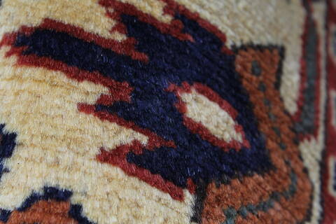 Turkman Blue Runner Hand Knotted 29 X 99  Area Rug 250-27821 Image 10