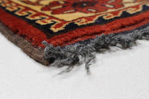 Turkman Blue Runner Hand Knotted 29 X 99  Area Rug 250-27821 Image 7