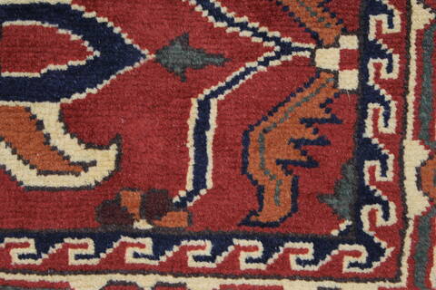 Turkman Blue Runner Hand Knotted 29 X 99  Area Rug 250-27821 Image 8