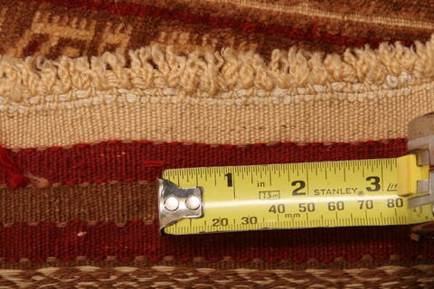 Baluch Beige Hand Knotted 34 X 56  Area Rug 100-27822 Image 4