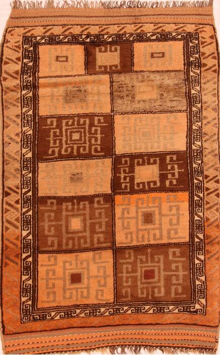 Baluch Beige Hand Knotted 35 X 411  Area Rug 100-27824 Image 0