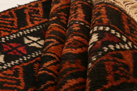 Baluch Brown Hand Knotted 38 X 56  Area Rug 100-27826 Image 2