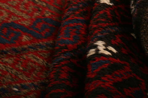 Baluch Red Hand Knotted 40 X 64  Area Rug 100-27837 Image 2